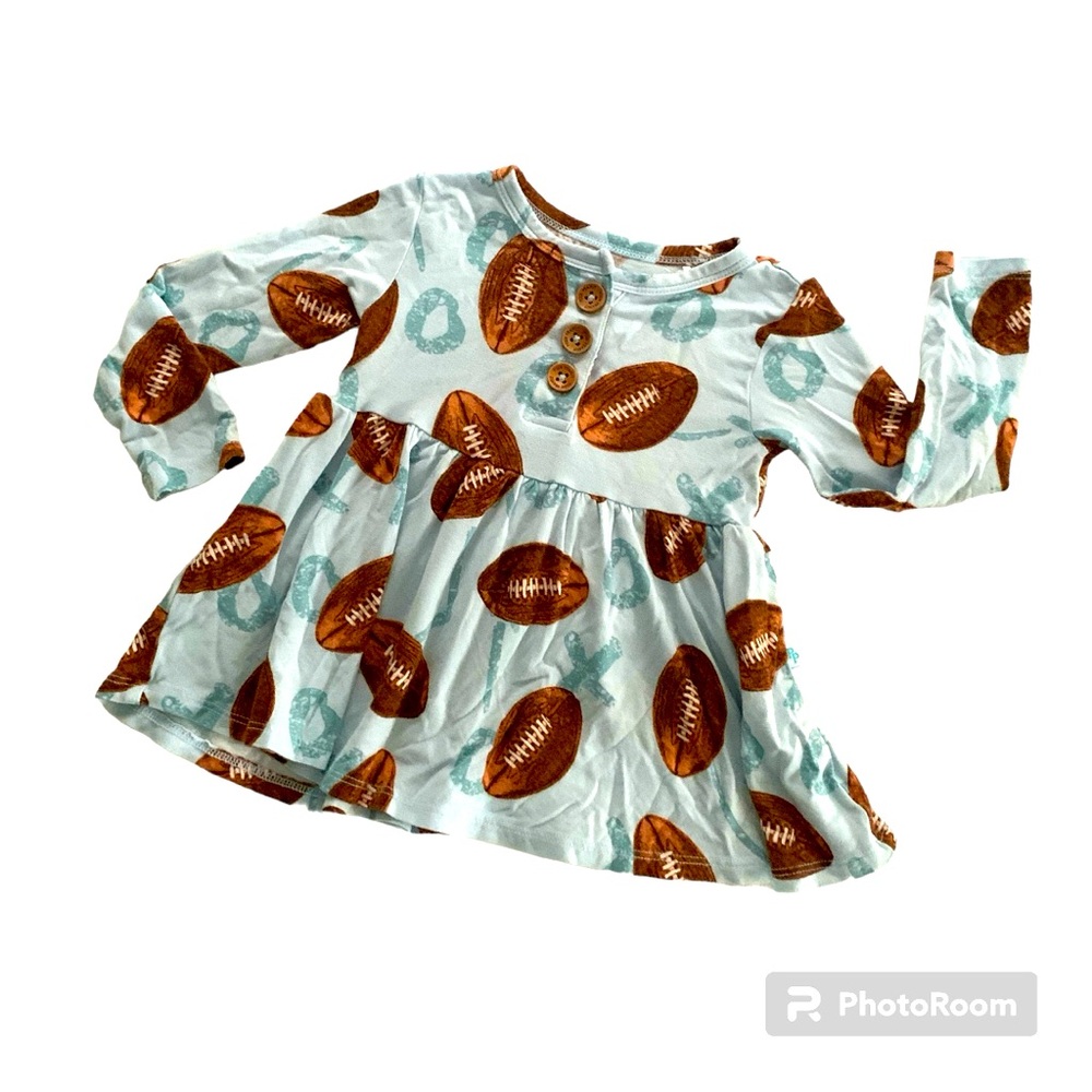 Posh Peanut Baby Girl Football Dress